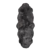 Natures Collection - Saueskinn new zealand lang ull 160 cm steel