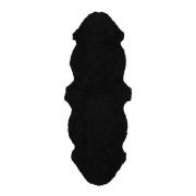 Natures Collection - Saueskinn new zealand kort ull 160x60 cm black