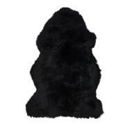 Natures Collection - Saueskinn new zealand lang ull 100 cm black