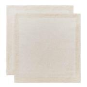 Royal Copenhagen - Waves serviett 44x44 cm 2 stk hvit