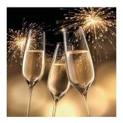 Ambiente - Serviett 33x33 cm 20 stk Celebration Gold