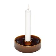 Arabia - Kirnu lysestake 11x3,5 cm brun