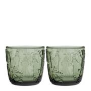 MoominIittala - Mummi glass 28 cl 2 stk furugrønn