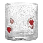 Bloomingville - Debra vannglass 37 cl hjerte