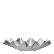 House Doctor - Flood skål 35x8 cm børstet sølvfinish