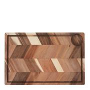 Aida - Design skjærebrett m/saftrille 40x26x3 cm akasie