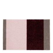 Tica Copenhagen - Stripes horisontal gulvmatte 40x60 cm bordeaux/rose/...