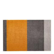 Tica Copenhagen - Stripes horisontal gulvmatte 90x60 cm dijon/grey