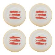 Creative Collection - Hadden tallerken 27 cm 4 stk rød