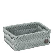 Handed By - Fit liten oppbevaringskurv 18x12x7 cm eucalyptus