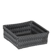 Handed By - Fit Square oppbevaringskurv 18x18x7 cm dark grey