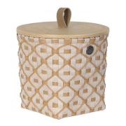 Handed By - Ivy & Rose liten kurv m/lokk 20x19 cm champagne