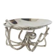 Culinary Concepts - Octopus serveringsfat på blekksprutstativ sølv