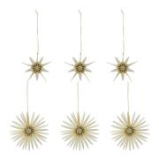 House Doctor - Stari julepynt 6 stk off-white champagne