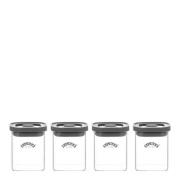 Kilner - Fresh krydderkrukkesett 4 deler glass/grå