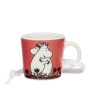 MoominArabia - Mummikopp mini 3 cm Kjærlighet rød