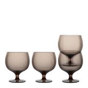 Sagaform - Billi vinglass 35 cl 4 stk brun