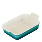 Le Creuset - Heritage rektangulært ildfast form 26x19 cm Bleu Riviera
