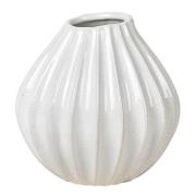 Broste Copenhagen - Wide vase S 15x15 cm Ivory