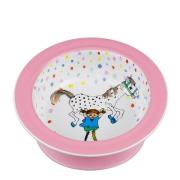 Rätt Start - Pippi Langstrømpe tallerken med sugekopp Bursdag hvit