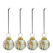 House Doctor - Antico julepynt 4 stk lyseblå