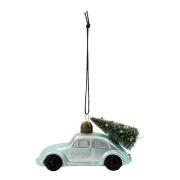 House Doctor - Car julepynt 10,5 cm lyseblå