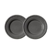 PotteryJo - Daria tallerken 18 cm 2 stk clean grey