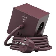 Avolt - Square 1 Bauhaus Archiv USB-C kabel 1,8 m Mulberry Red