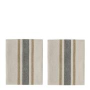OYOY - Linu serviett 45x45 cm 2 stk black