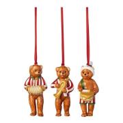 Villeroy & Boch - Nostalgic Ornament teddybjørn 19,5x14 cm 3 stk multi