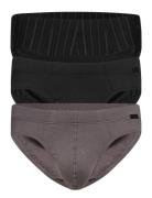 Cotton+ Brief 3-P Underbukser Y-frontunderbukser Grey Jockey