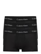 3P Low Rise Trunk Boksershorts Black Calvin Klein