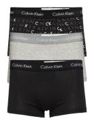 3P Low Rise Trunk Boksershorts Black Calvin Klein