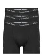 Trunk 3Pk Boksershorts Black Calvin Klein