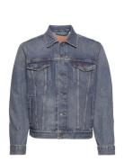 The Trucker Jacket Broadway Te Dongerijakke Denimjakke Blue LEVI´S Men