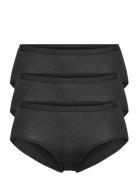 Brief 3 Pack Carin Regular Truse Brief Truse Black Lindex