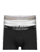 Trunk 3Pk Boksershorts Black Calvin Klein