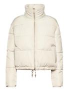 Short Puffer Jacket Fôret Jakke Cream Coster Copenhagen