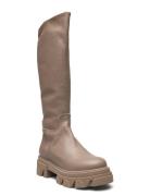 Mana Boot Høye Støvletter Beige Steve Madden