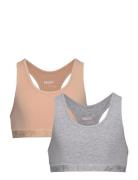 Jade 2-Pack Night & Underwear Underwear Tops Grey Molo