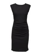 India Round-Neck Dress Kort Kjole Black Kaffe