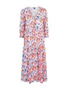 Alira 3/4 Long Dress S. Noos Maxikjole Festkjole Pink YAS