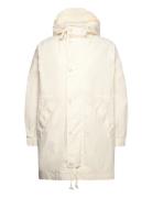 D2. Cotton Parka Parkas Jakke Cream GANT