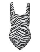 Zecora Ella Swimsuit Badedrakt Badetøy Black Becksöndergaard