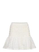 Crystal Skirt Kort Skjørt White A-View