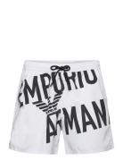 Boxer Badeshorts White Emporio Armani