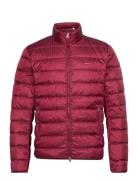 Light Down Jacket Fôret Jakke Burgundy GANT