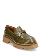 Shoes Mokasiner Lave Sko Khaki Green Billi Bi