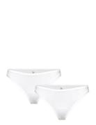 Brief Vera Thong 2 Pack Stringtruse Undertøy White Lindex