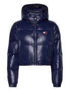 Tjw Crp Alaska Puffer Fôret Jakke Navy Tommy Jeans